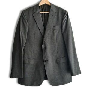Z ZEGNA Turati 100% Wool Blazer Jacket Gray Men's Sz 44 R